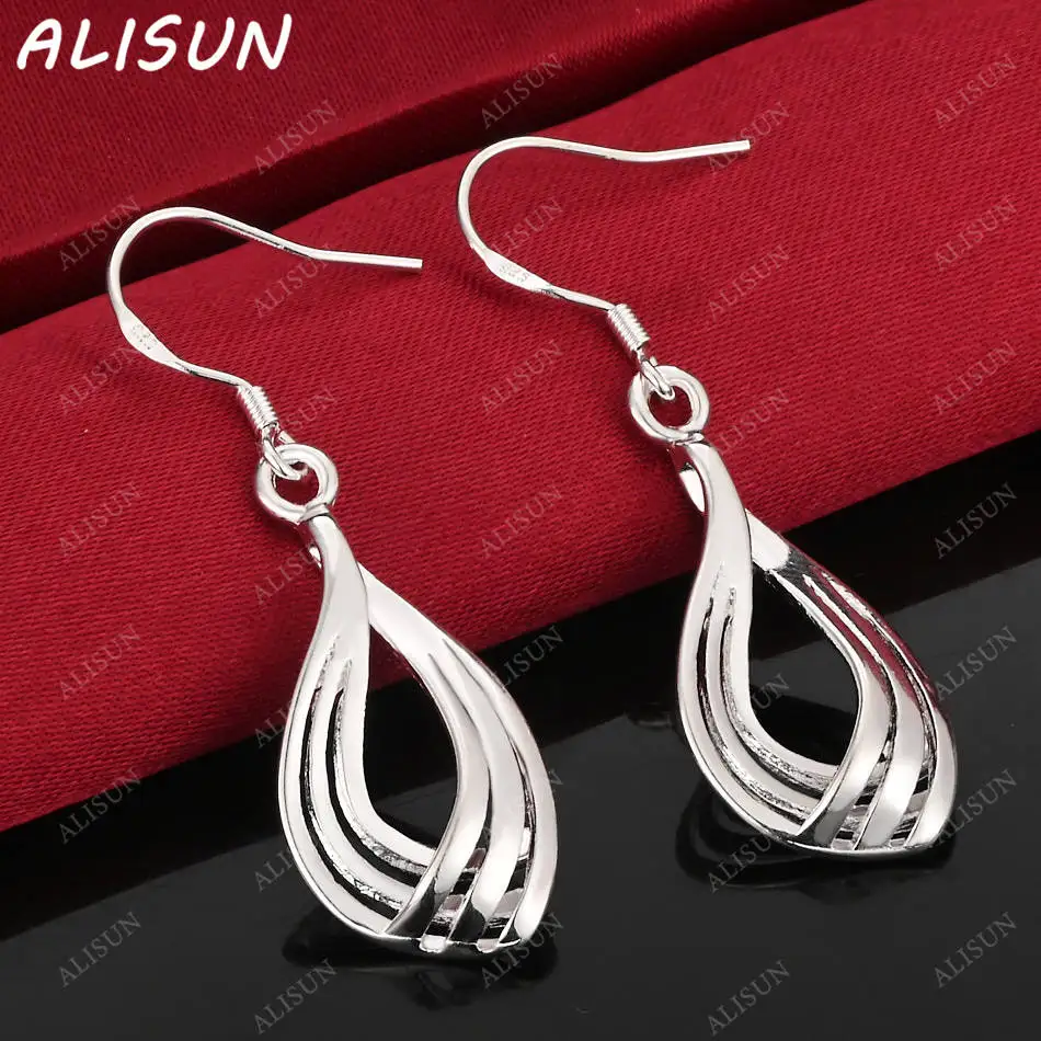 

ALISUN серьги-капли из стерлингового серебра 925 пробы, серьги-капли, креативные подарки, уличные универсальные серьги и повседневная одежда