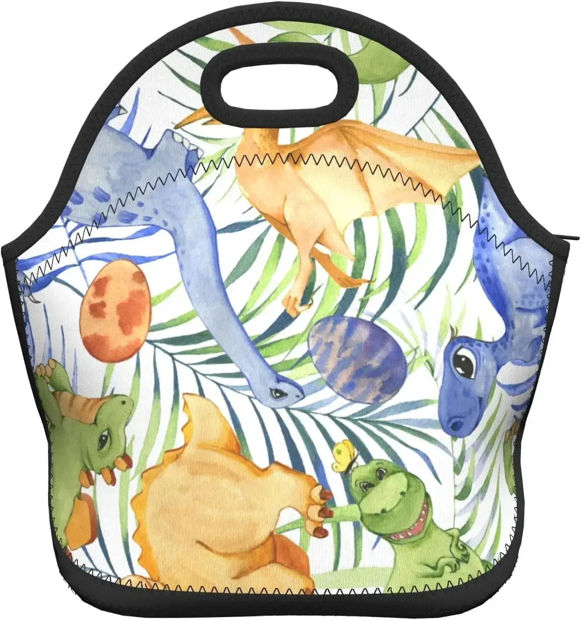 Zoete Prinses Kroon Ster Lunchbox Geïsoleerde Neopreen Lunch Draagtas Voor Schoolwerk Picknick Lichtgewicht Maaltijd Prep Bags