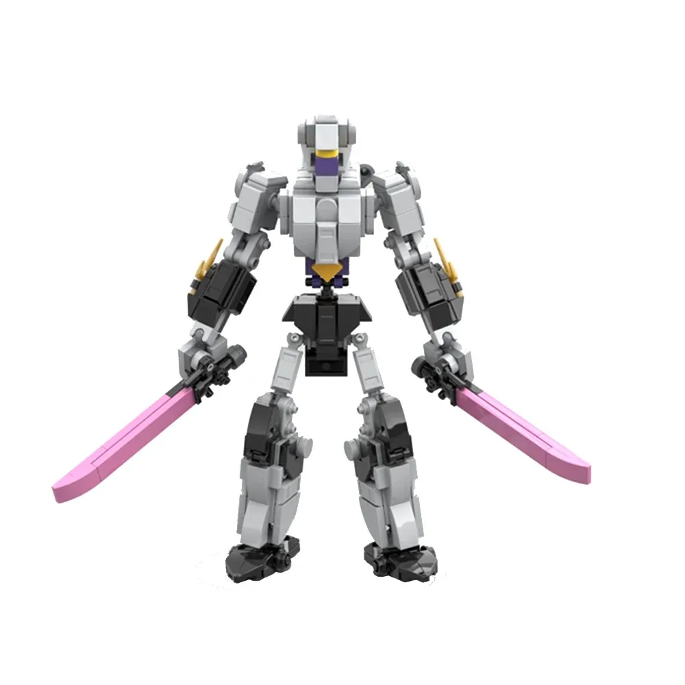 Nightbird Female Ninja Robot Action Figure Building Block Model Kit MOC Mecha Warrior Fighter Bricks Toy Kid Birthdays Gift