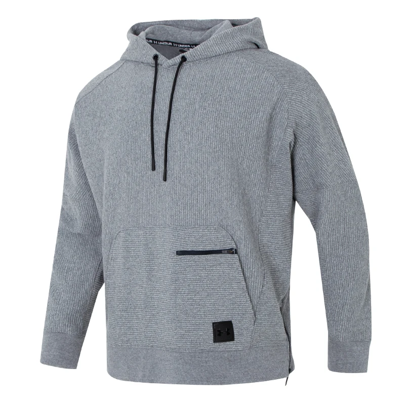 

Underarmour)/Uaottoman Fleece Sweatshirt Men's Hooded Comfortable, Soft and Breathable Outdoor Training Fitness Sweatshirt Pullover 1373878-001
