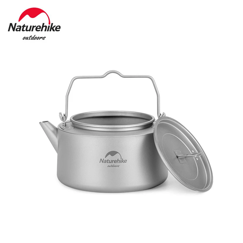 

Naturehike Titanium Kettle Lightweight Outdoor Camping picnic coffee maker hiking ultralight Portable Water Pot NH21CJ007