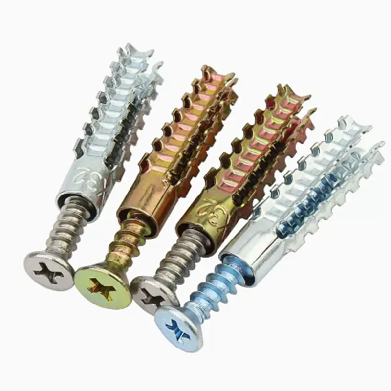 Serrated gecko expansion tube nail Concrete upgrade anti-loose style metal expansion screws lightweight brick expansion bolts