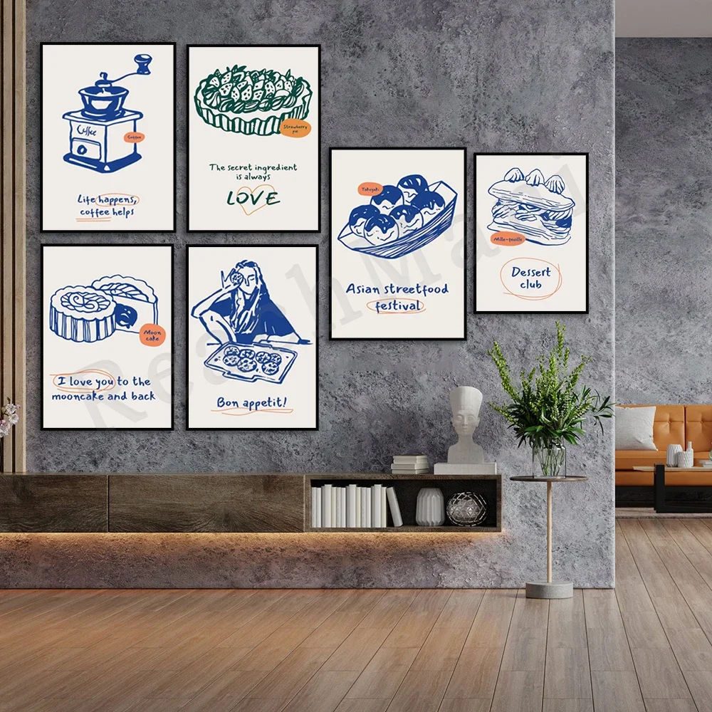 Enjoy Life It is Delicious Quote - Kitchen and Dining Print - Food and Beverage -  Wall Decor