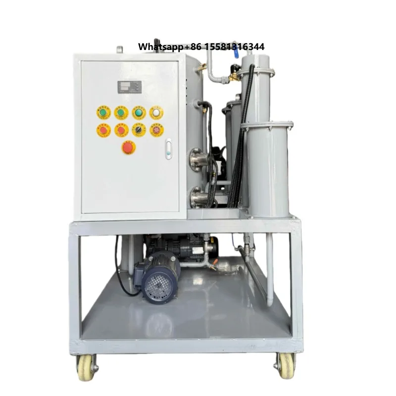 Portable Vacuum Oil Filter Machine Oil Purifier for Free Water Removal in Excavator Hydraulic System
