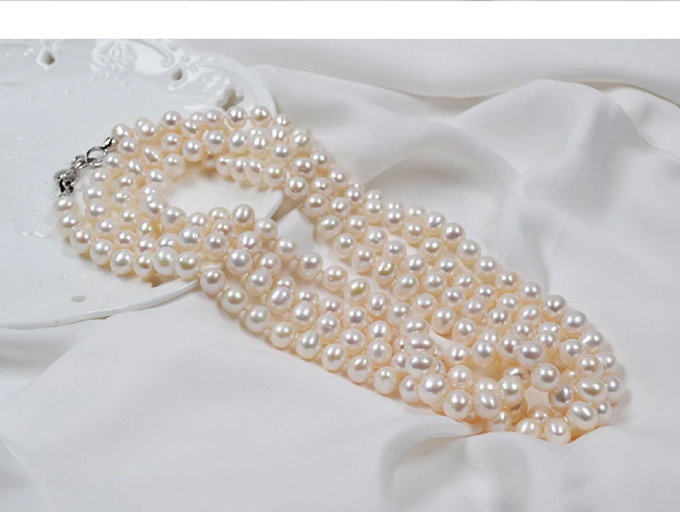 New Product/Natural Pearl Necklace Long Necklace 160cm Fashionable and Simple Style AAAA 7-8mm