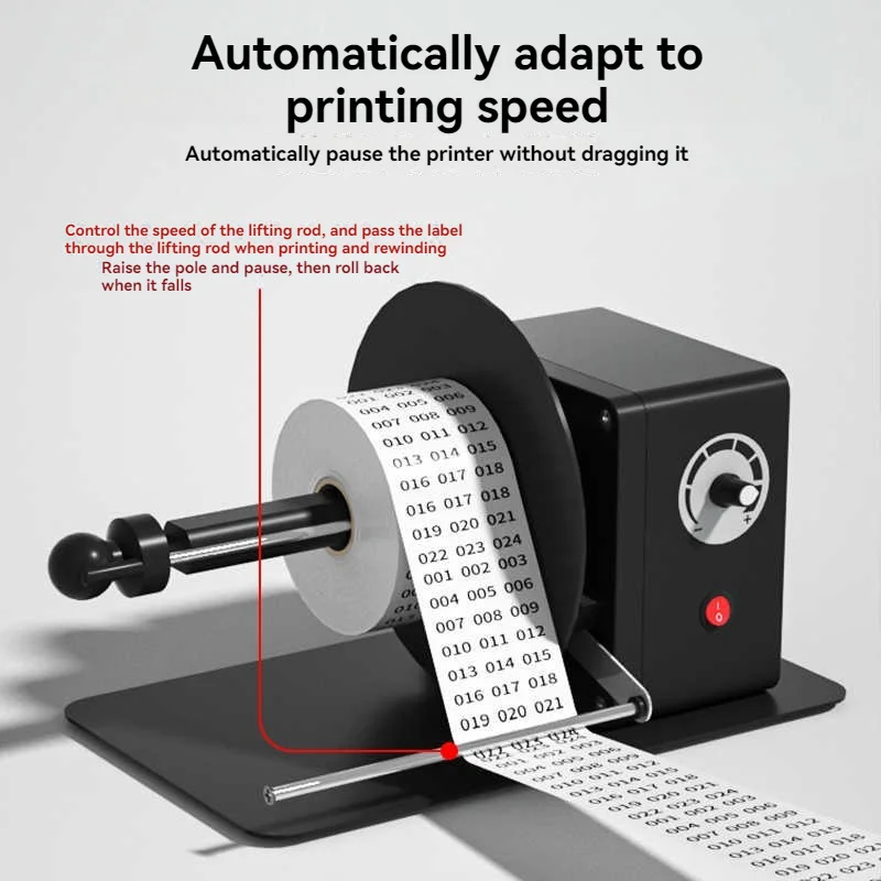 

Автоматическая машина для перемотки этикеток с регулируемой скоростью, самоклеящаяся машина со штрих-кодом, машина для перемотки этикеток для одежды