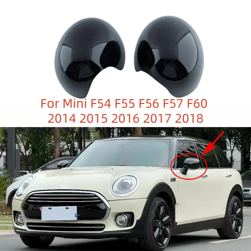 

For Mini F54 F55 F56 F57 F60 2014 2015 2016 2017 2018 nwe Auto Rearview Mirror Cover Reverse Mirror Shell Case Shell Housing