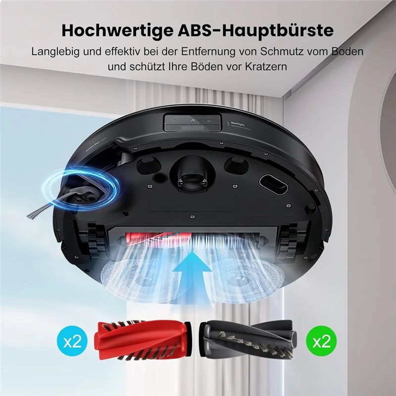 B90B-Accessory Set For Roborock Saros 10R Robot Vacuum Cleaner Vacuum Cleaner Accessories Robot Vacuum Replacement Parts