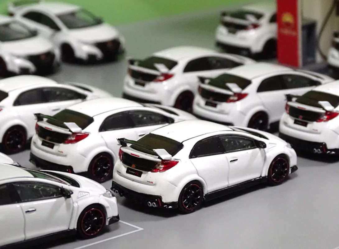 Сплав 1:64 Civic TypeR FK2 модель автомобиля, модель автомобиля, украшение, детские игрушки, подарки, новый продукт оптом