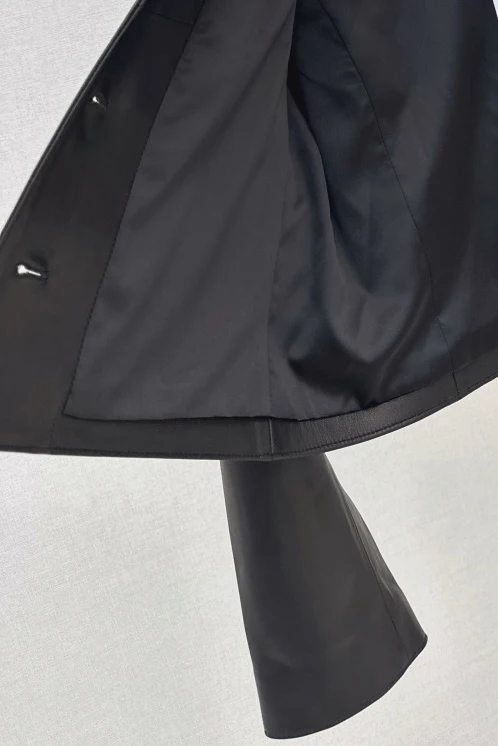 Giacca in pelle di agnello premium - Vestibilità slim monopetto con morbidezza simile alla nuvola, novità da donna estiva 2025