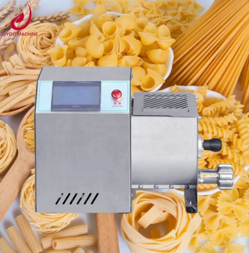 150KG/H High Efficiency Automatic Macaroni Spaghetti Maker Machine Pasta Extruder Making Machine For Sale