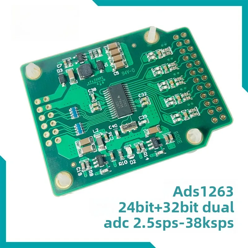 ADS1263 32Bit High Precision ADC Module / 24Bit+32Bit Dual ADC / Analog-to-digital Conversion 38.4ksps