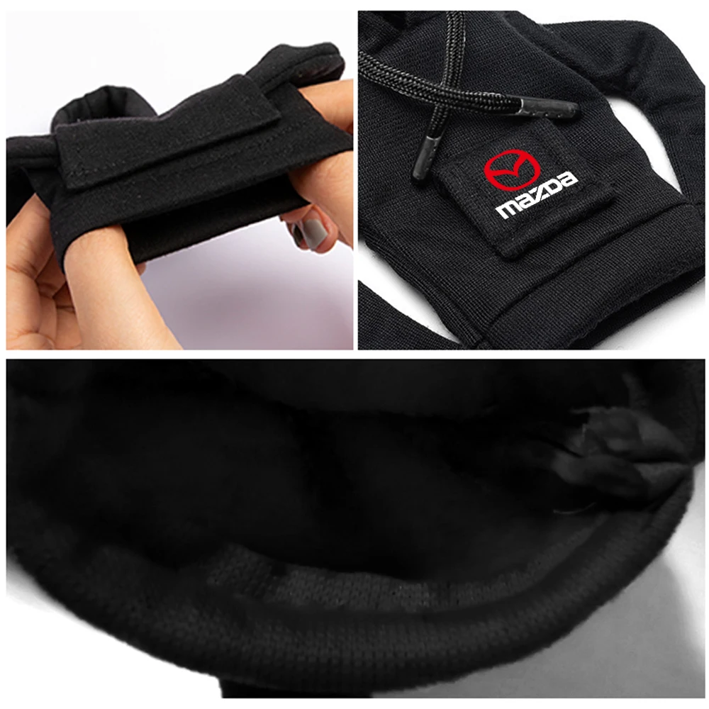 Sudadera con capucha Universal para palanca de cambios de coche, cubierta de palanca de cambios, sudadera, cubierta de palanca de cambios para Mazda