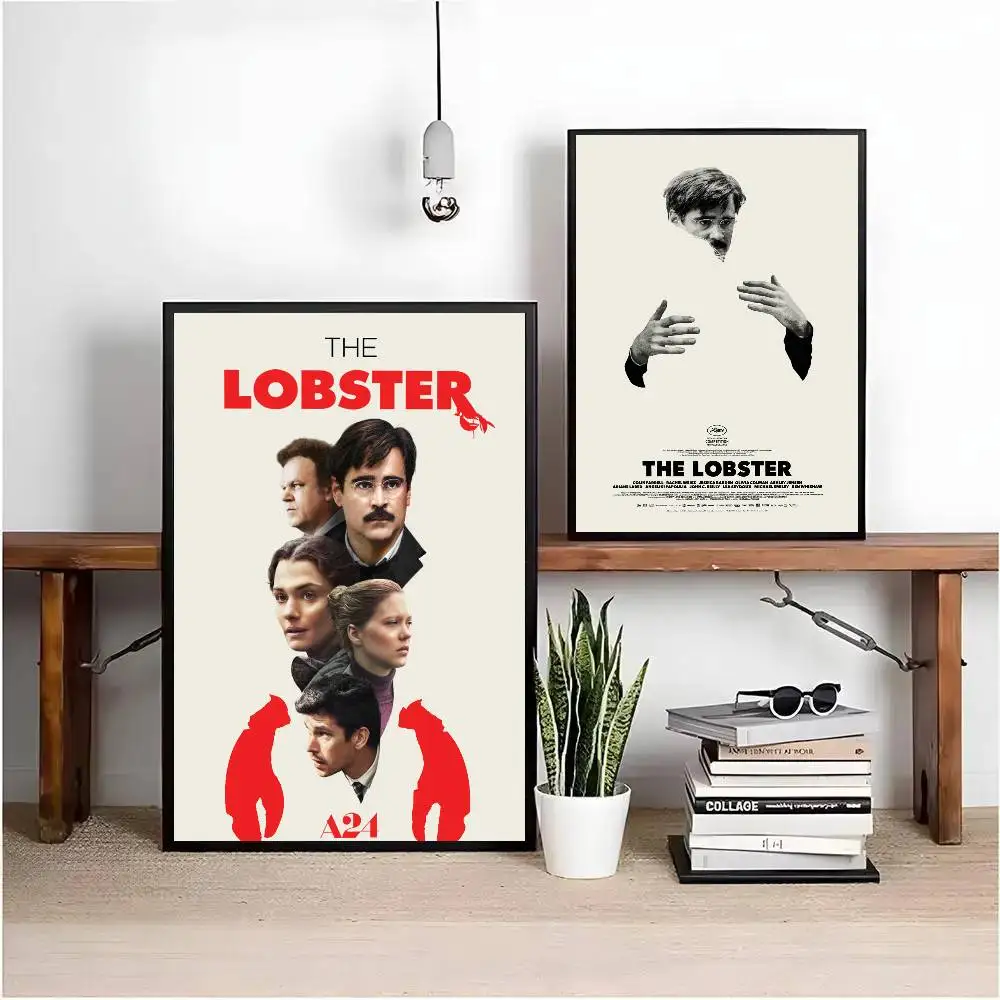 Violent Romance Film The L-Lobster Poster Art Sticky Wall Waterproof Home Living Room Bedroom Bar Aesthetic Decoration