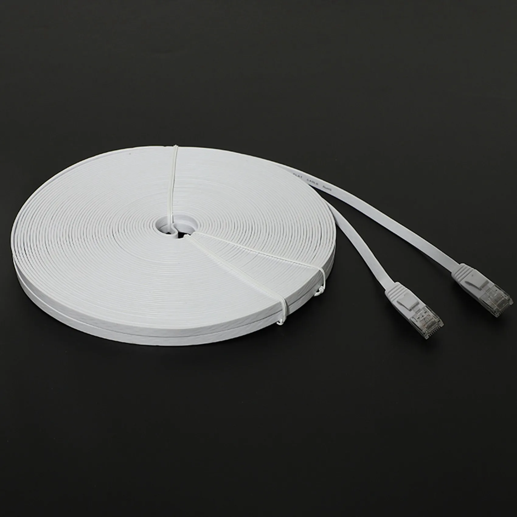 T88C Cat 6 Ethernet Cable 100 ฟุต (30 เมตร) แบน Slim ยาวเครือข่ายอินเทอร์เน็ต LAN สายแพทช์, cat6 สายคอมพิวเตอร์ความเร็วสูง