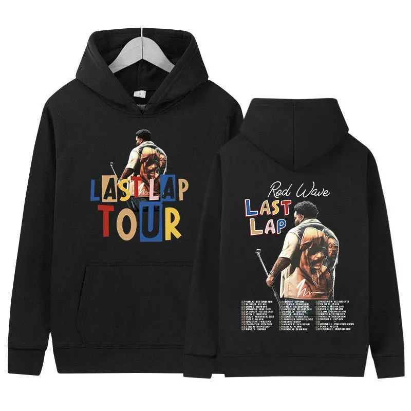 Rapper Rod Wave Last Lap Tour 2024 New Hoodie Men Women Retro Harajuku FashionSweatshirt Man Hip Hop Oversized Hooded Streetwear