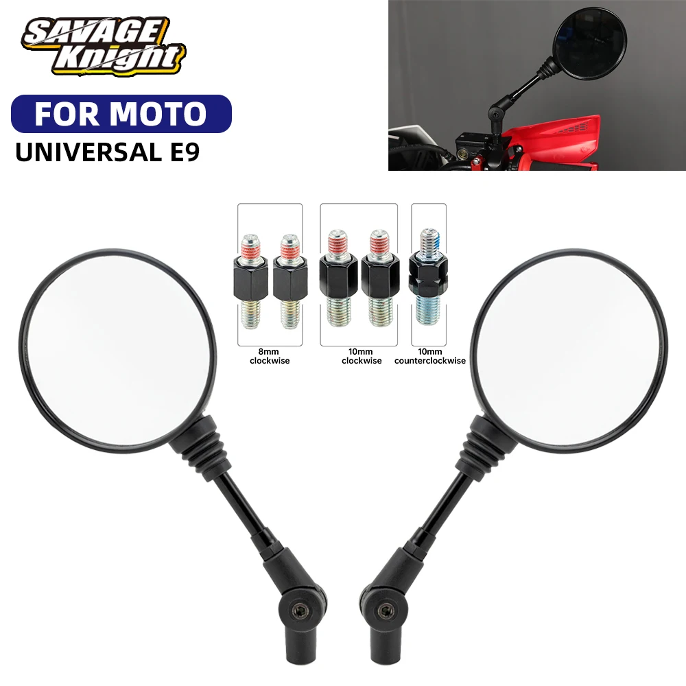 

M8 M10 Universal Motorcycle Rearview Mirror Folding Side Rear View For YAMAHA SUZUKI KAWASAKI HONDA BMW Rear Mirrors Accessories