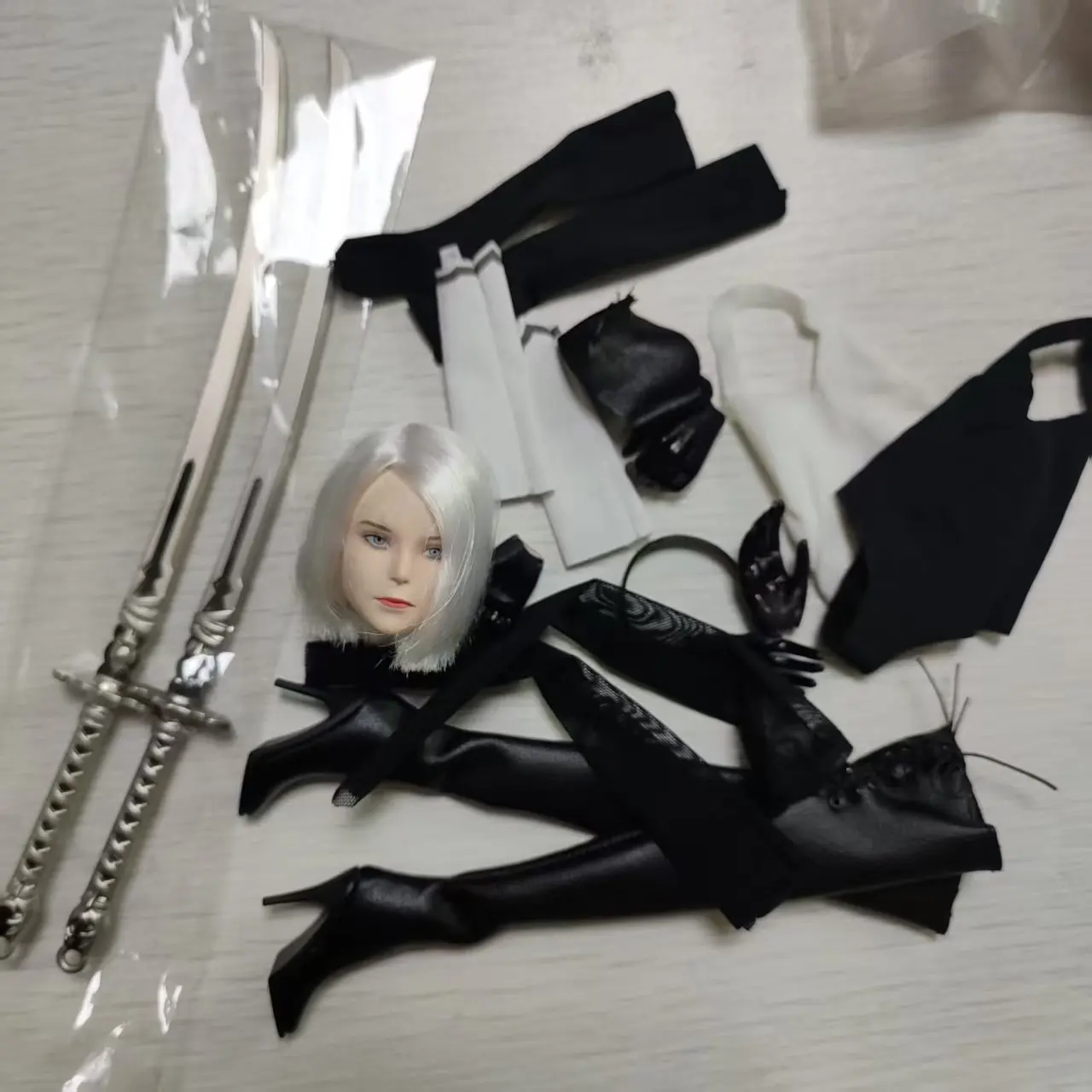 

TF TOYS TF01 1/6 PS4 NieR:Automata YoRHa No. 2 Type B Girl Clothing Sets No Body for 12 Inch Phicen TBLeague Action Figures FAI