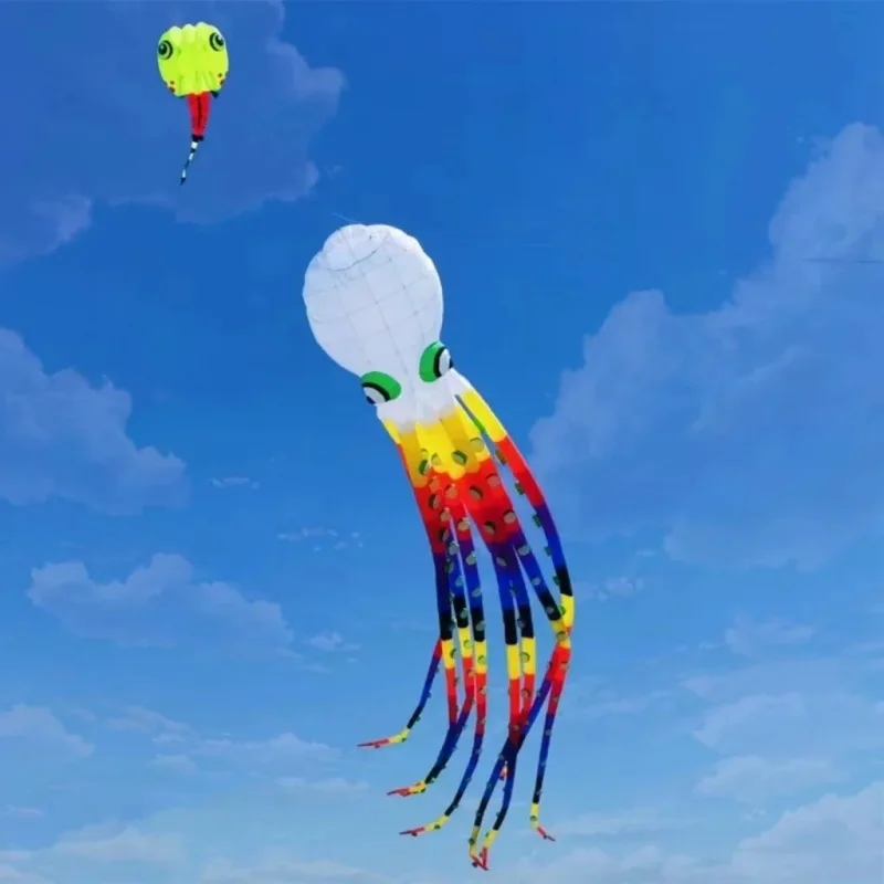 Free shipping new 13m large octopus kites for adult flying toys kite reel inflatable kite flying inflatable games Novelty toys