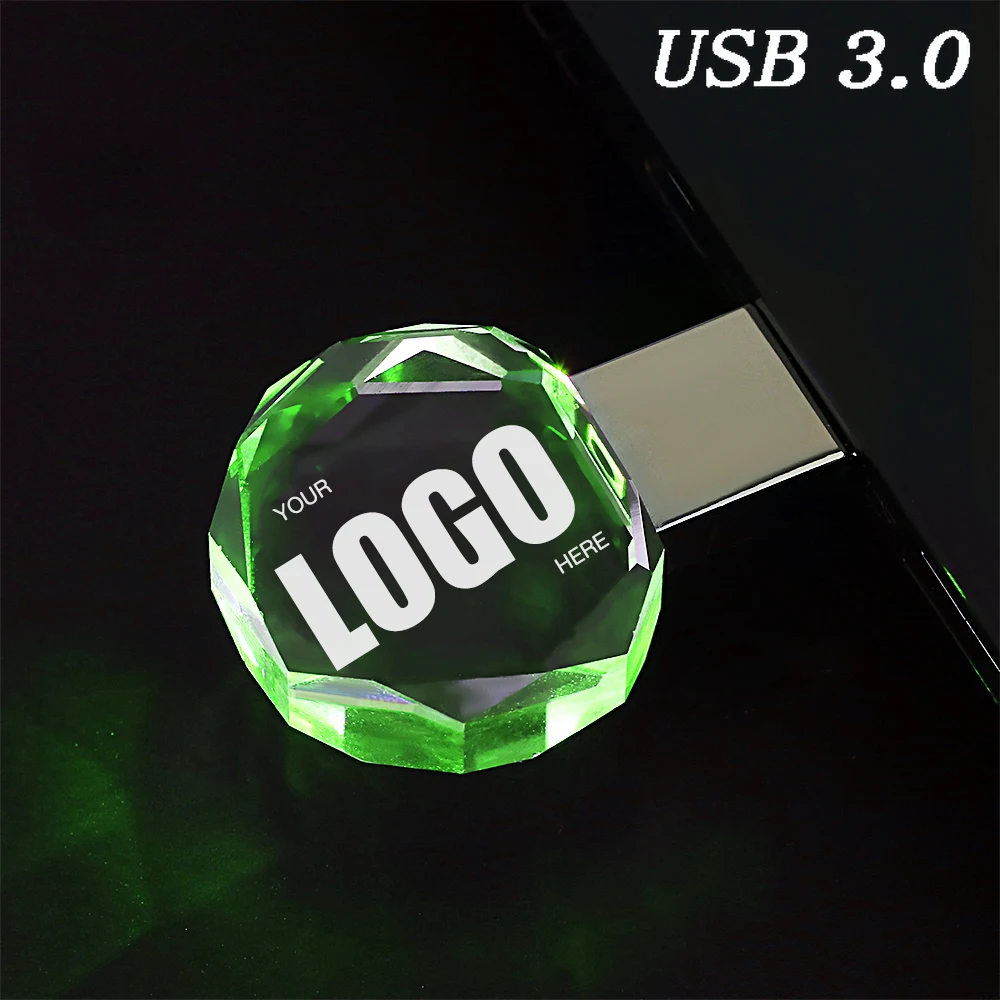 

USB-флеш-накопитель USB 3.0 с зеленым светодиодом, 128 ГБ, с возможностью нанесения логотипа, флешка-ручка, 64 ГБ, 32 ГБ, 16 ГБ