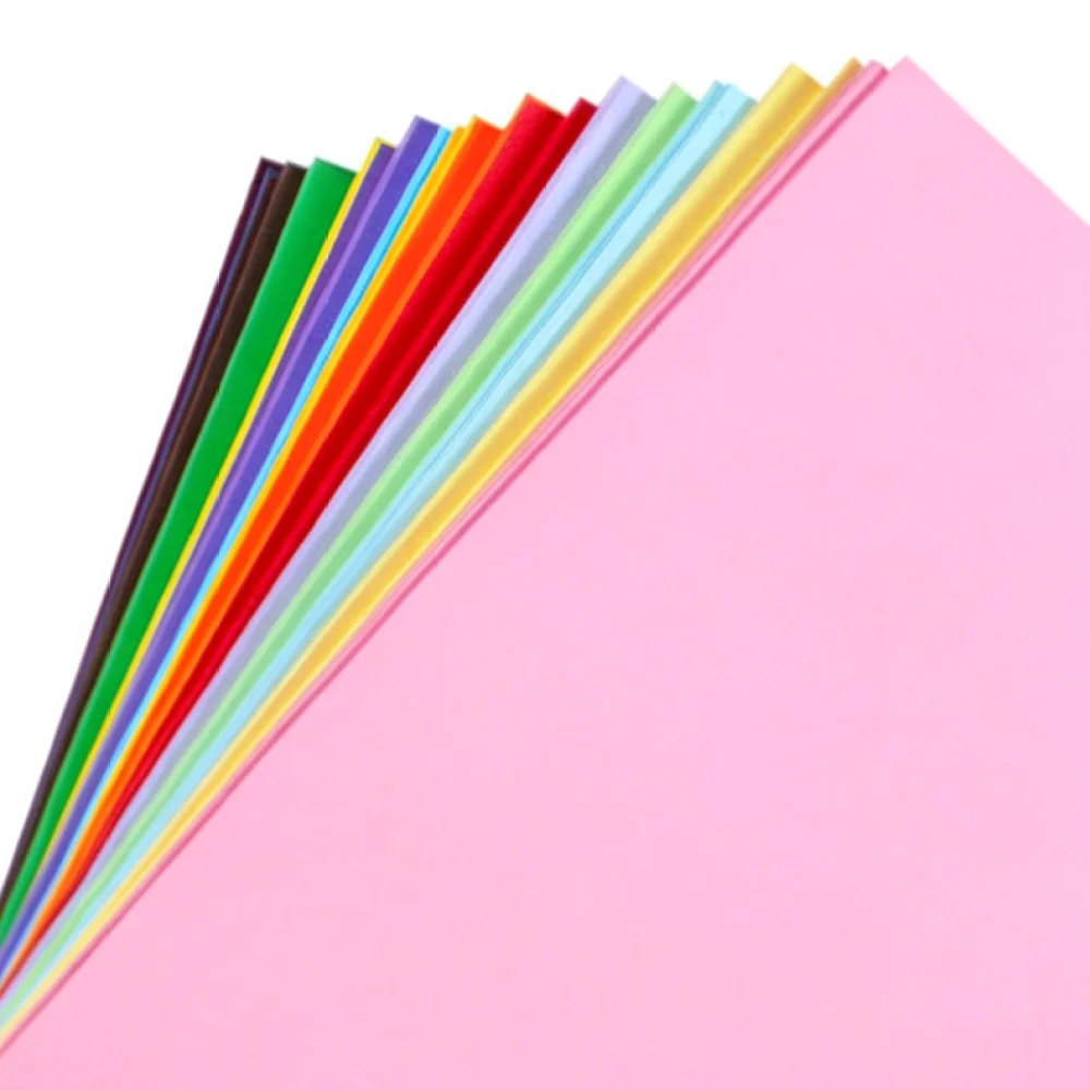 Colorful Thick Construction Paper For Kids Art Craft Projects DIY Handmade Scrapbooking Durable Cardstock Sheets Materials