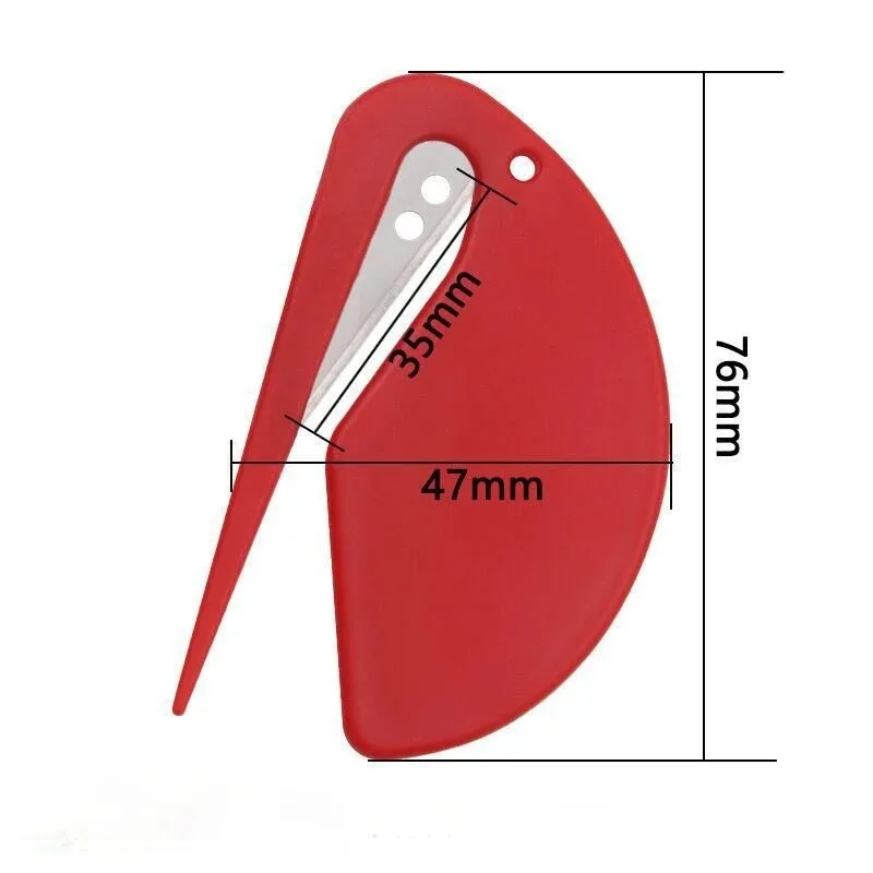 Mini Safety Letter Opener Envelope Slitter Plastic Paper Cutter Knife Handheld Mail Opener Office Stationery Supplie Stati Gifts