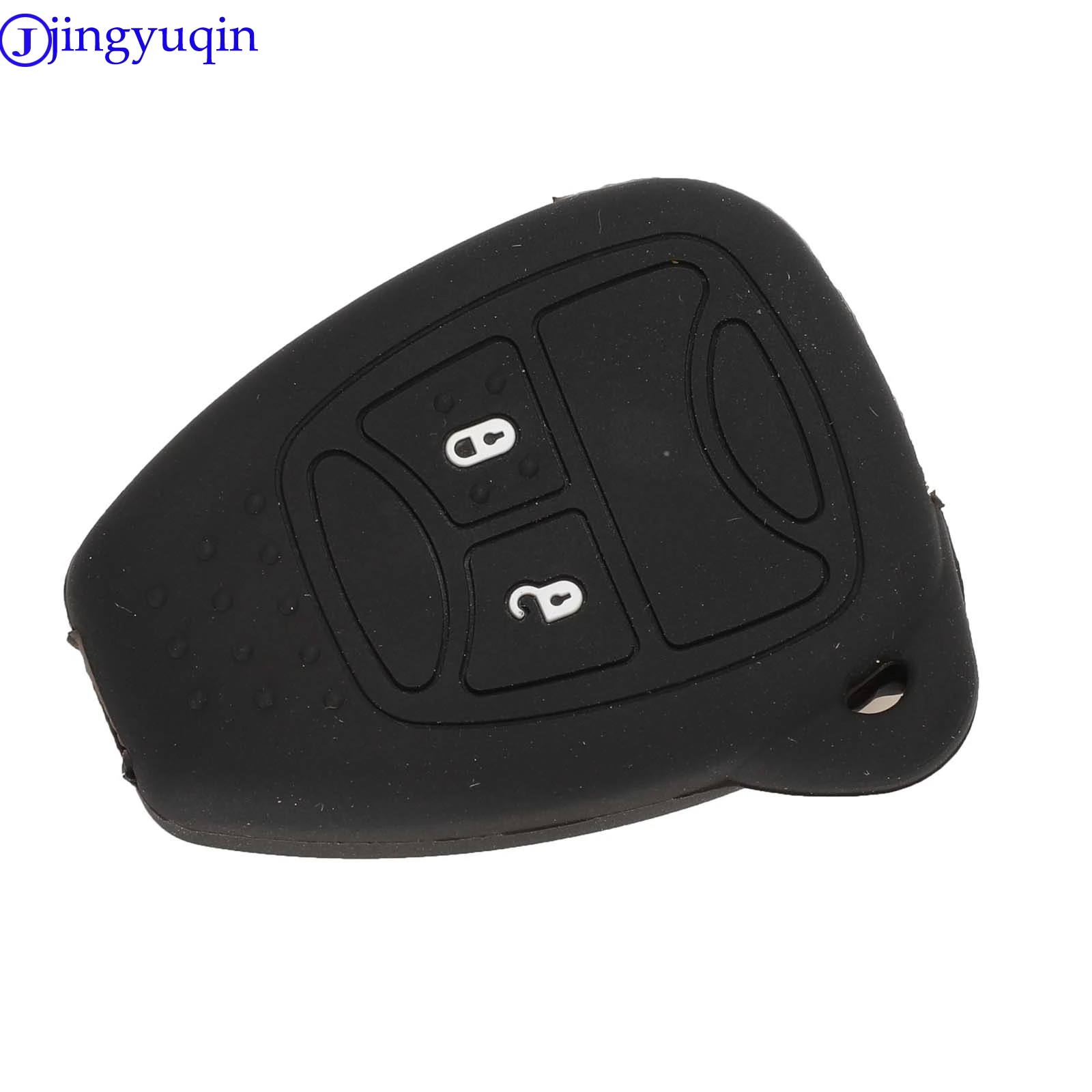 jingyuqin Silicone Car Key Cover Case For Chrysler Dodge Caliber Jeep Patriot Liberty 2Buttons Remote Key Car Styling