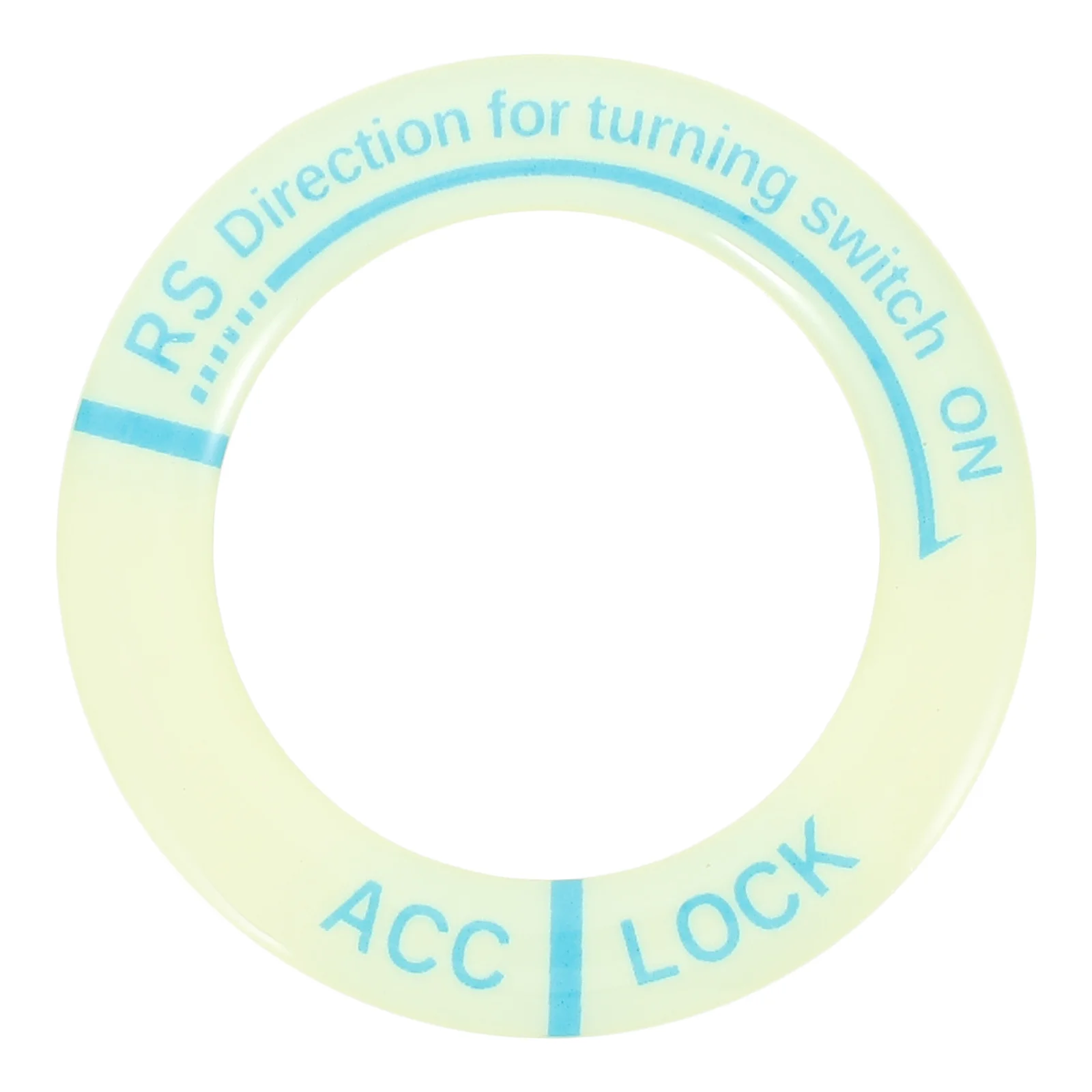 

Glow in The Dark Luminous Ignition Switch Cover Adhesive Car Ignition Switch Decoration Ring Trim Sticker Fade Resistant Easy