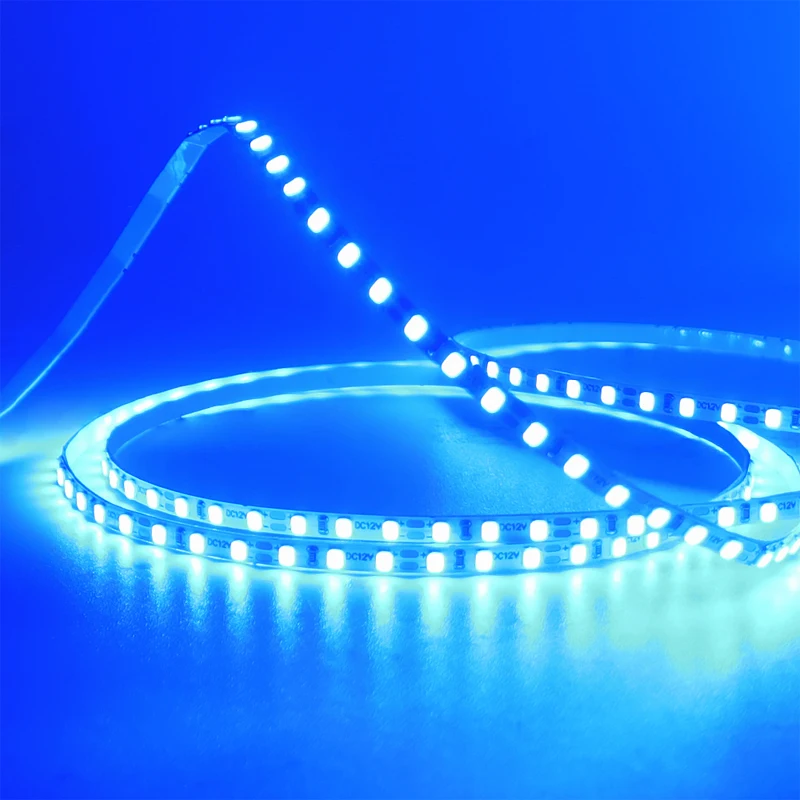 Ultra narrow 3mm 4mm 5mm 12V LED Strip Lights 2835 SMD 600 Pixel Flexible LED Tape Lights Natural White/Warm White/Cold White