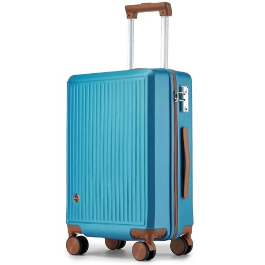 

Carry on Luggage with Spinner Wheels, 22x14x9 Airline Approved Carry-on Suitcase, Small Hardside Luggage with TSA Lock, Hard Sh