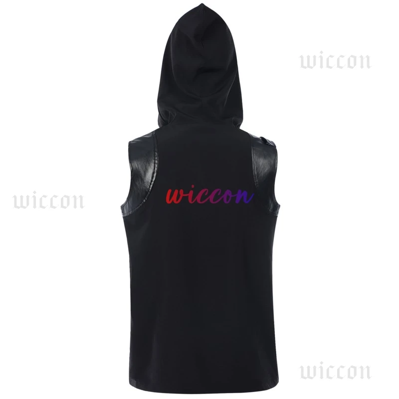 ฮาโลวีนเครื่องแต่งกายสําหรับชาย Medieval Victorian Hoodie เสื้อกั๊กฮาโลวีน Renaissance Gothic แฟชั่น Playeras Para Hombres ชุด