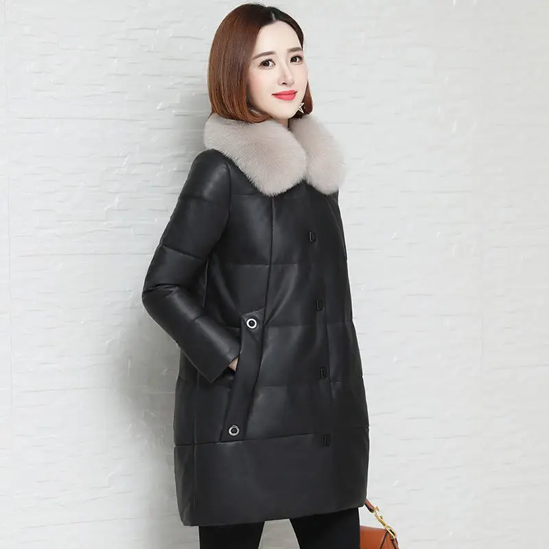 Autumn Winter Long Parka Coats Women Casual Thicken Jacket Snow Wear s Cotton Padded Warm Puffer L200