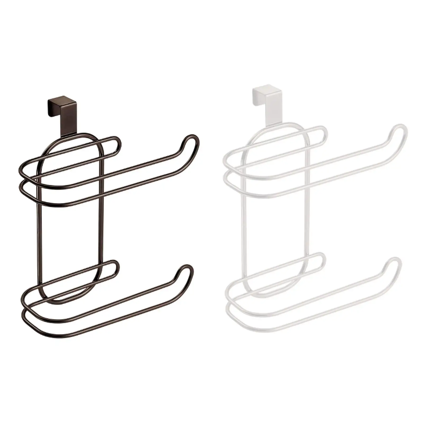 

Держатель для туалетной бумаги, подставка для салфеток, двухслойный дизайн, прочный несущий диспенсер для рулонов салфеток, органайзер для дома, ванной комнаты и кухни