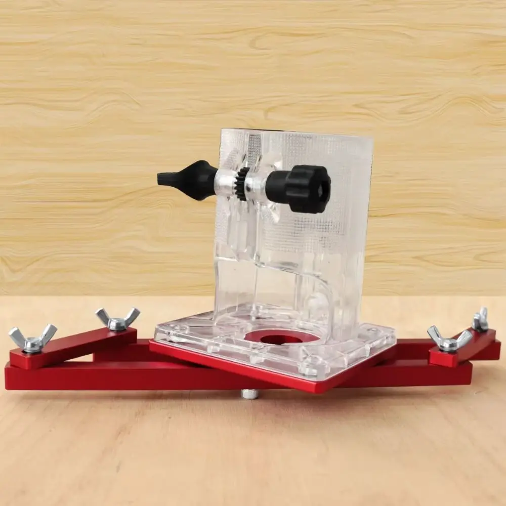 Fixation Invisible 2 en 1, support de fente en alliage d'aluminium, centrage automatique, Guide de rainurage, fixation Invisible