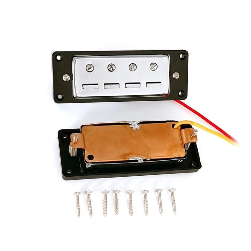 4-strunowy bas elektryczny Mini Bass Pickup i gryf z wymiennymi śrubami