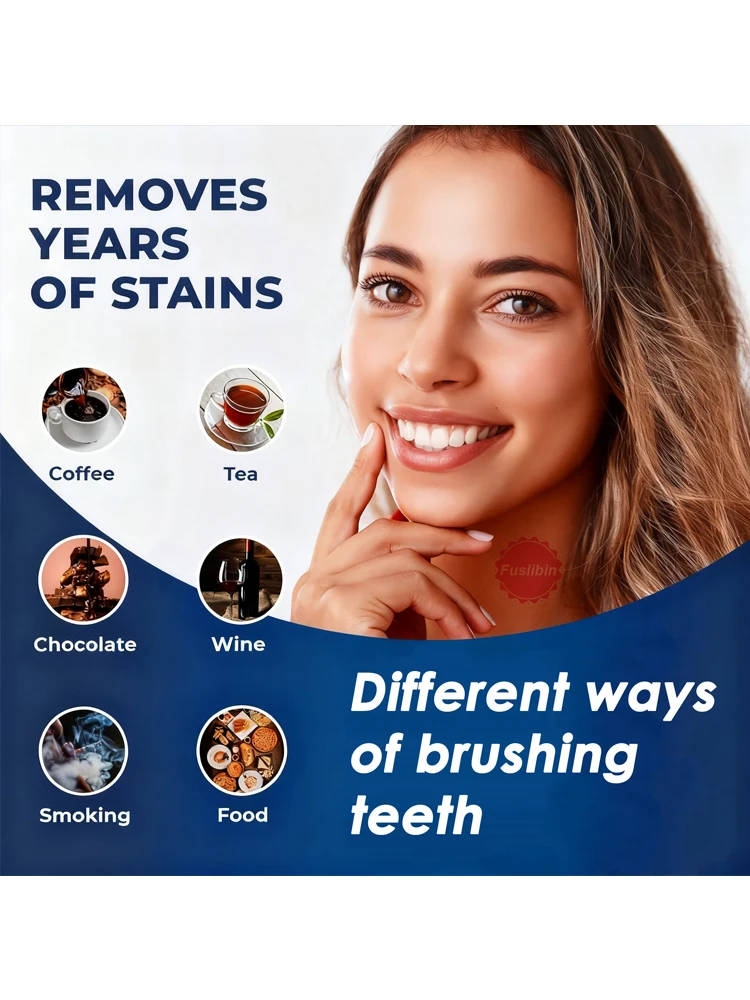Glorysmile Teeth Powder Removes Stains, No Sensitivity Enamel-Safe Tooth Powder for Coffee, Tea, Food, Wine, and Tobacco Stains