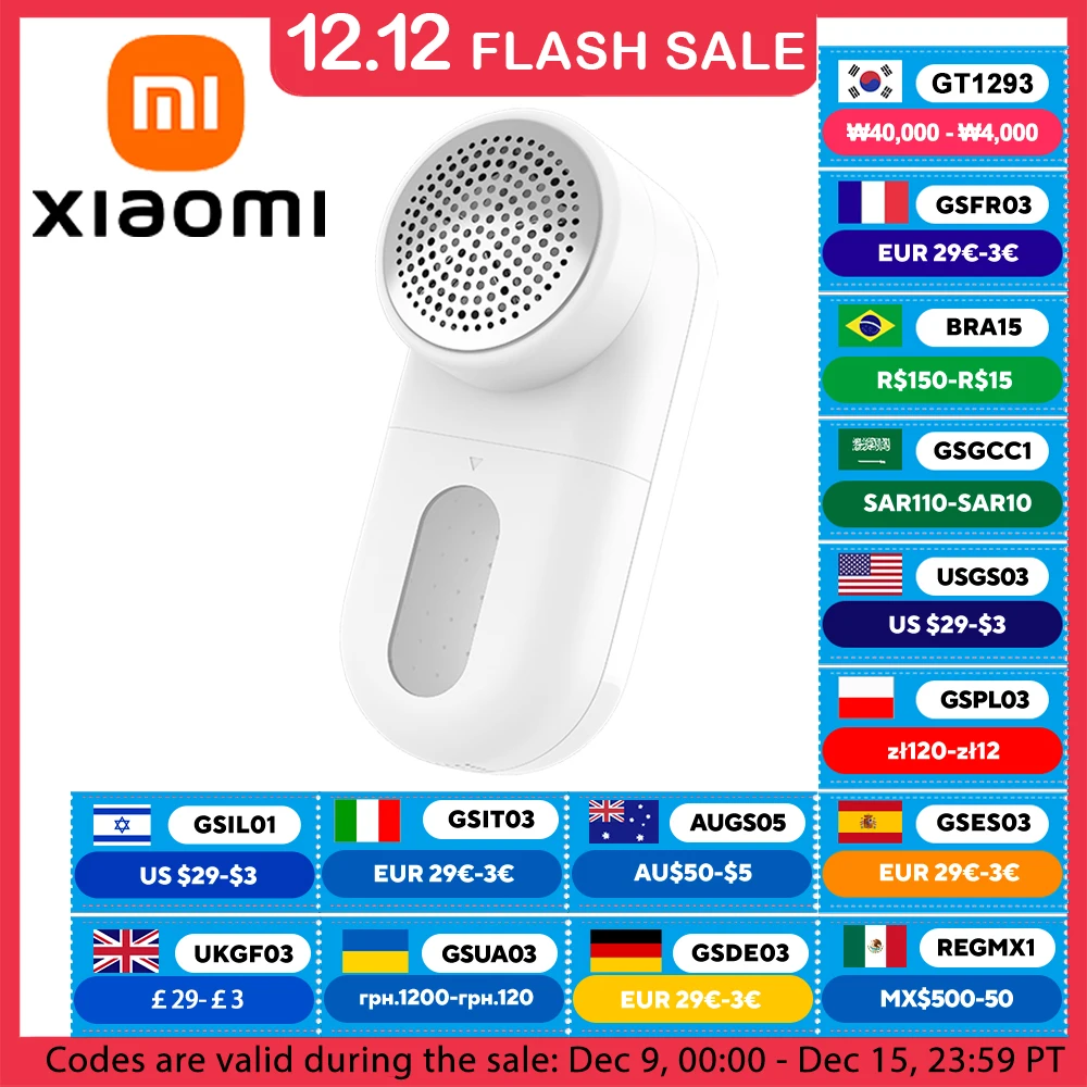 XIAOMI MIJIA Lint Removers For Clothing Fluff Pellet Remover Pellet Machine Portable Lint Clothes Shaver Fuzz Remover