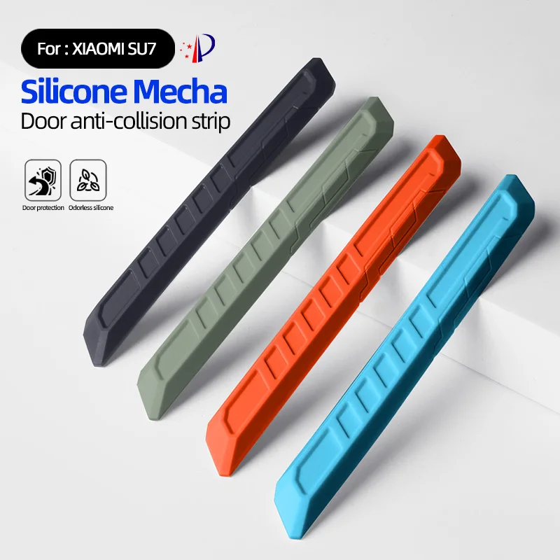 

Дверь автомобиля, противоударная полоса, защита от царапин, силиконовая амортизирующая защитная наклейка, автомобильный мод, принадлежности для XiaomiSU7