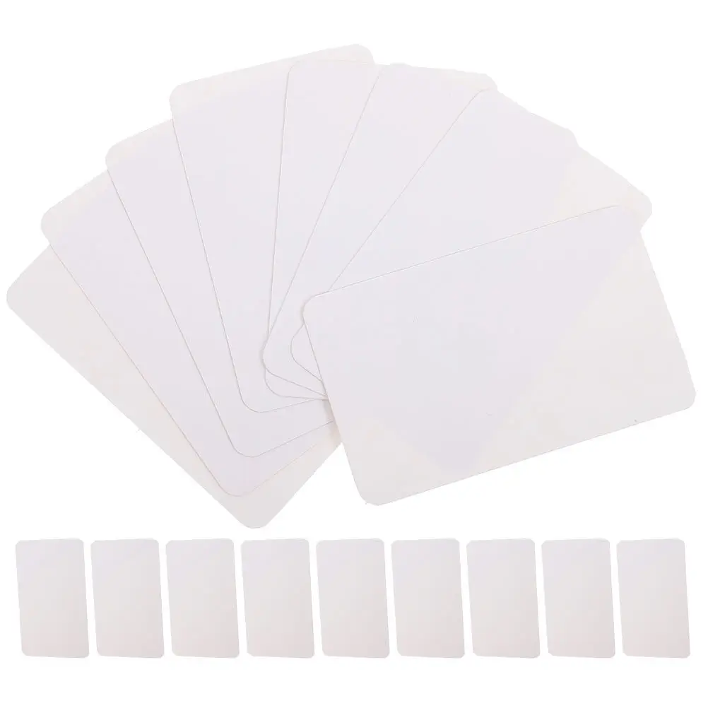 

300Pcs Plain Paper Cards Reusable Writing Sheets for English Vocabulary Practice Flashcards Handmade Greeting Cards School