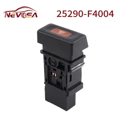 25290-F4004 For Nissan Sentra Sunny B13 1991-1995 Hazard Emergency Warning Lamp Switch Button 8Pins Green Light Car Parts