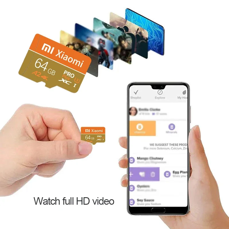カメラとビデオゲーム用のマイクロSDカード,Xiaomi-A2 GB, 4K,クラス10,512,テラバイト,テラバイト