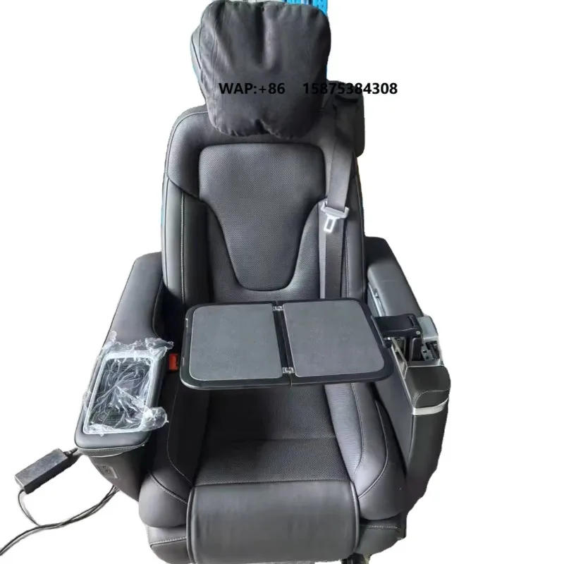 Sprinter Vito V Class W447 Luxury Modified Leather Car Seats with Hidden Table Original Interior V250 V300 Rear Seats