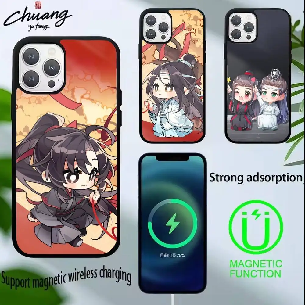 

Чехол для телефона Grandmaster Demonic-Cultivation для iPhone 17, 16, 15, 14, 13 Plus, Pro Max, магнитный, для беспроводной зарядки Magsafe