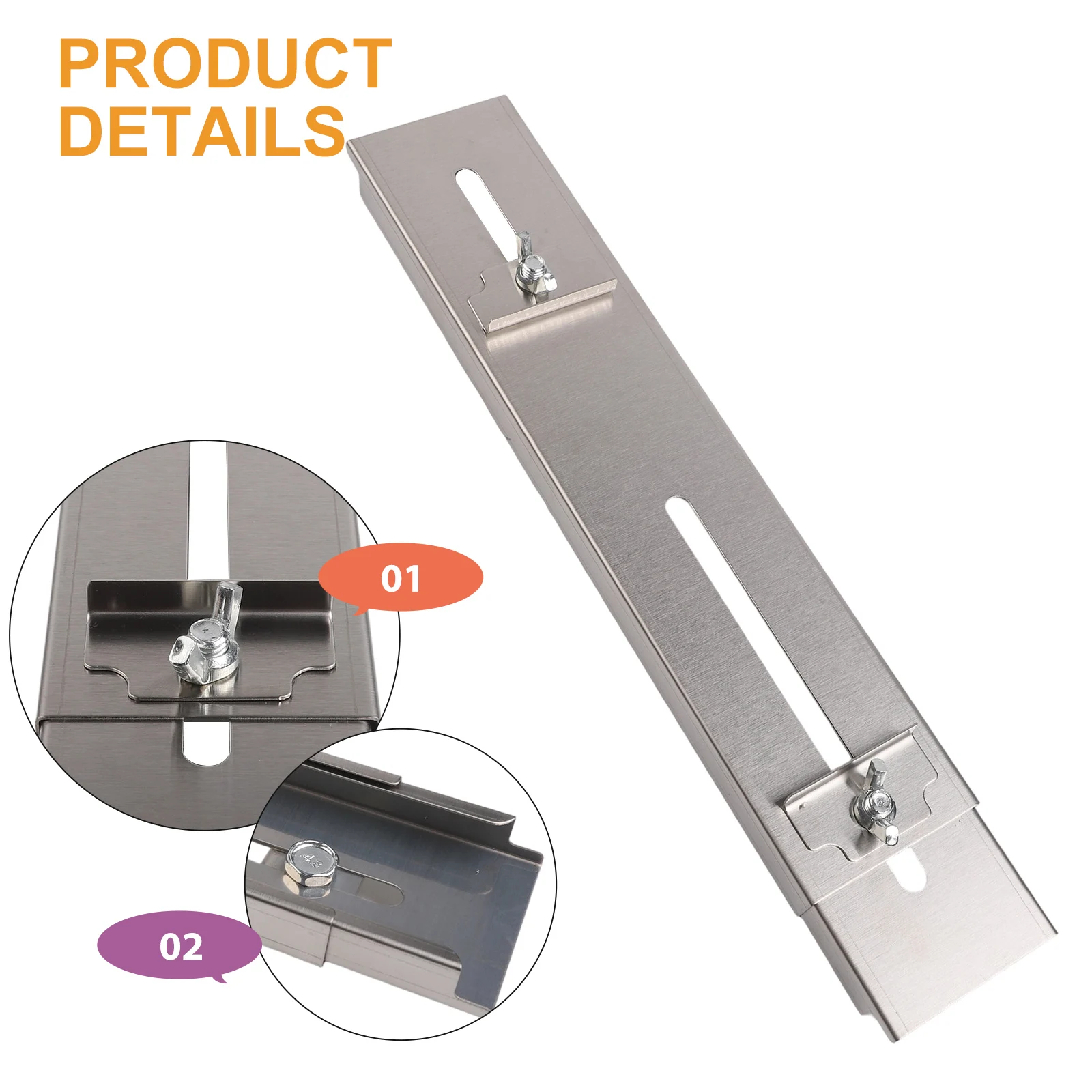 Whetstone Length 65-220mm Stainless Steel Sharpener Stainless Steel Sharpener Holder Adjustable Sharpener Rack