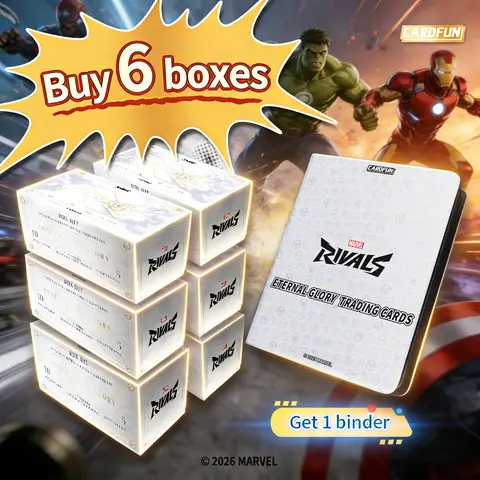 10 Packs CARDFUN Marvel Trading Cards Official Anime TCG CCG Collectible Card Hobby Gifts Toys