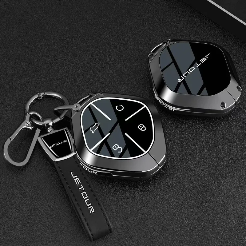 

Premium Zinc Alloy Key Cover Case for Jetour Dasheng IDM/Lightning DCT/Shanhai L6 (2026) - Protective Key Fob Shell