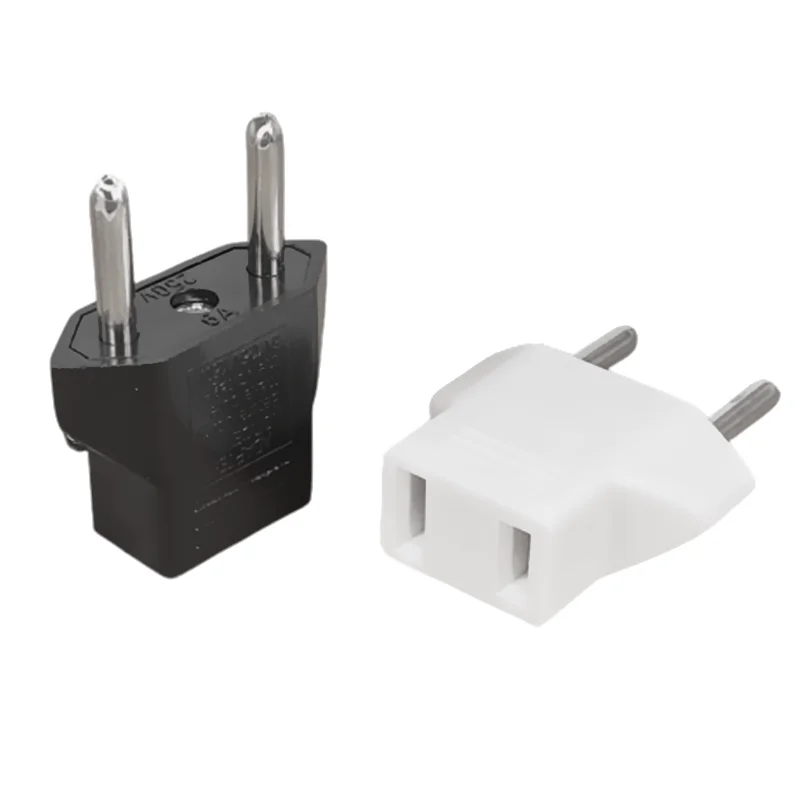 1pcs US/EU American Socket Adapter 2pin 4.0mm European EU To US plug Power adapter Converter Electrical Socket  Outle