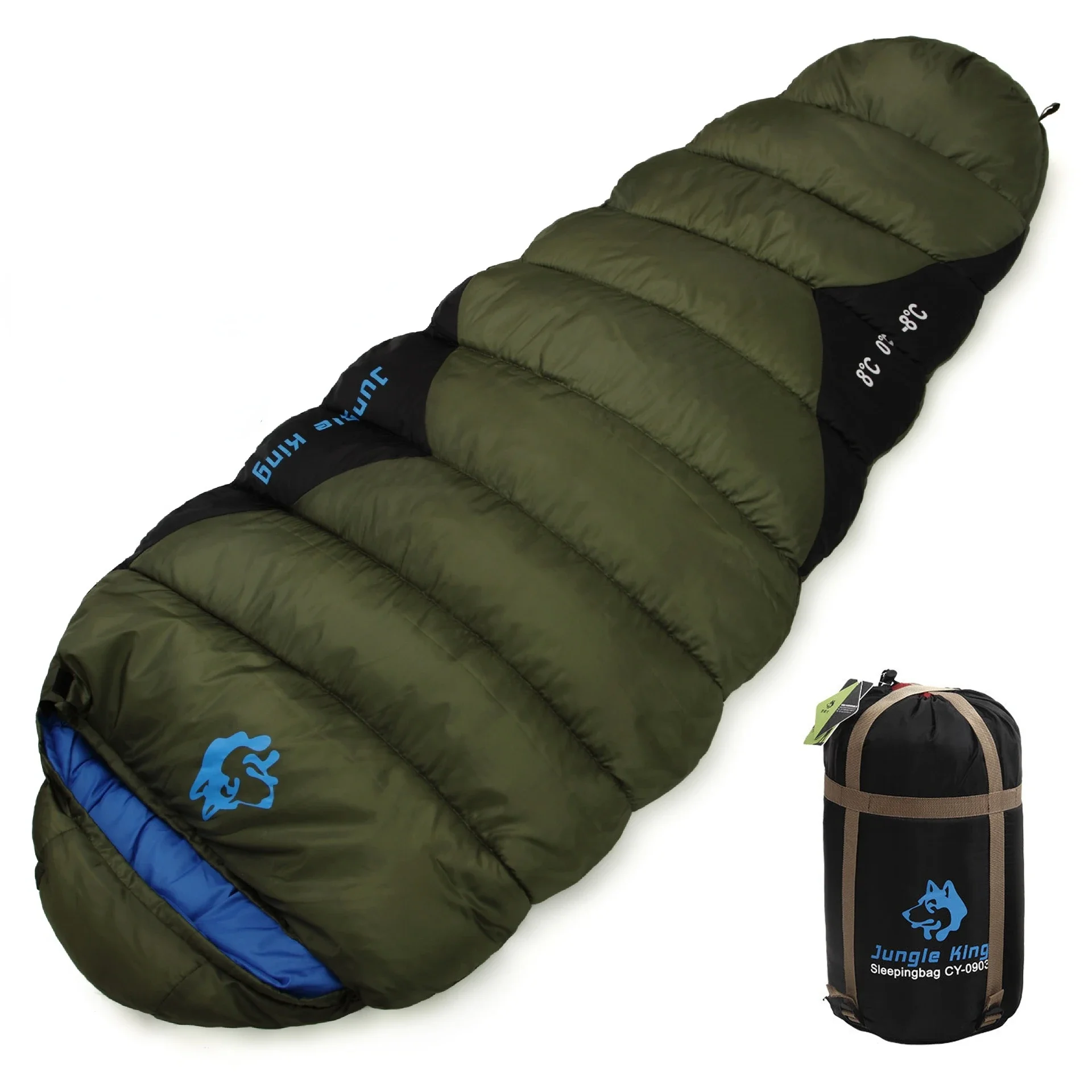 

Waterproof Sleeping Bag 한국 특가 Thickened Winter Cold Weather Camping Hiking Supplies -8℃ Cotton Sleeping Bags