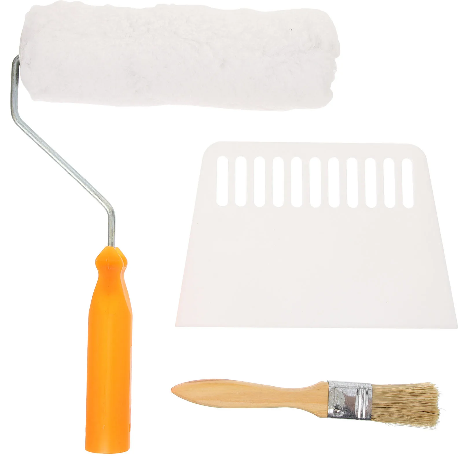 1Set Behang Roller Schraper Borstel Drukken Roller Tool Kit voor Thuis Muur Papier Naad Rolling Smoothing Scoren Gereedschap Schil stok