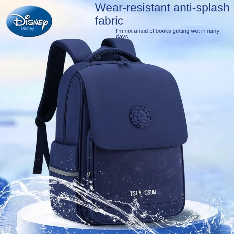 Disney New Boy School Bag Grade 1-6 Primary Student Shoulder Orthopedic Backpack Large Capacity Light Water Proof Mochilas